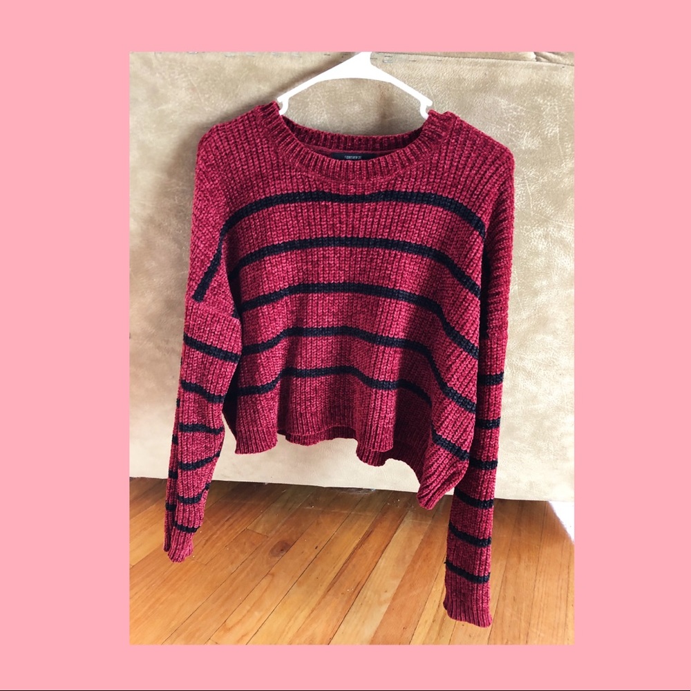 Striped Cropped Sweater